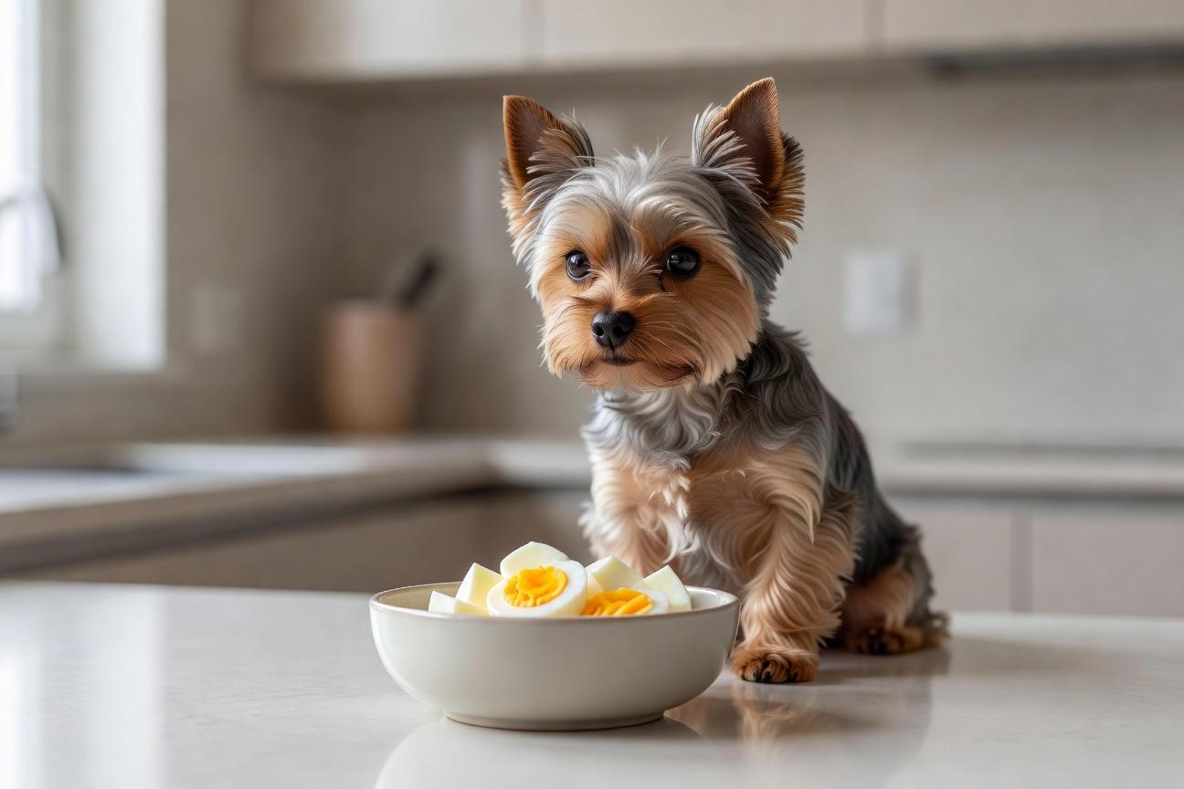 Czy yorkshire terrier może jeść jajka i jak je podawać