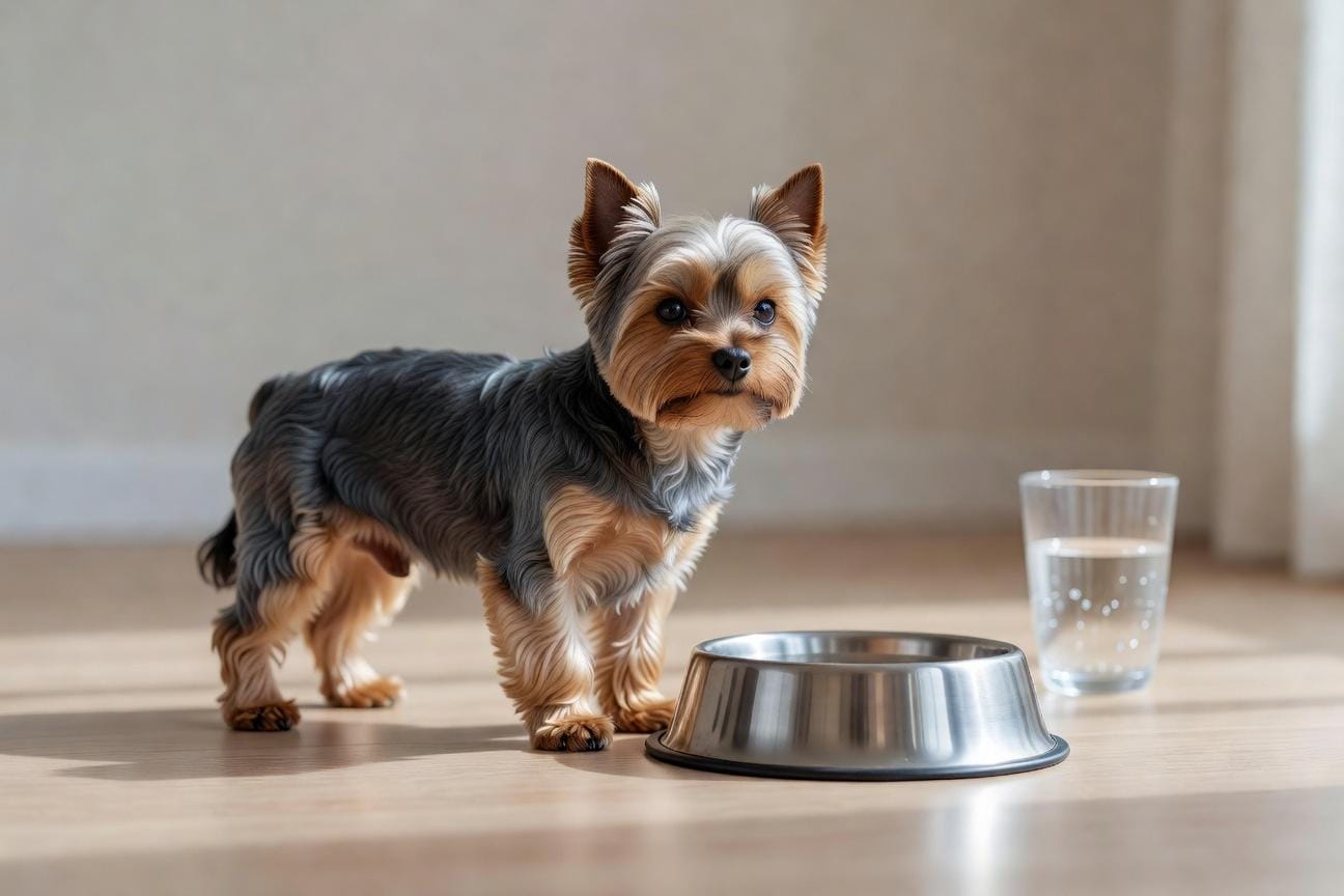 Ile wody dziennie powinien pić Yorkshire Terrier