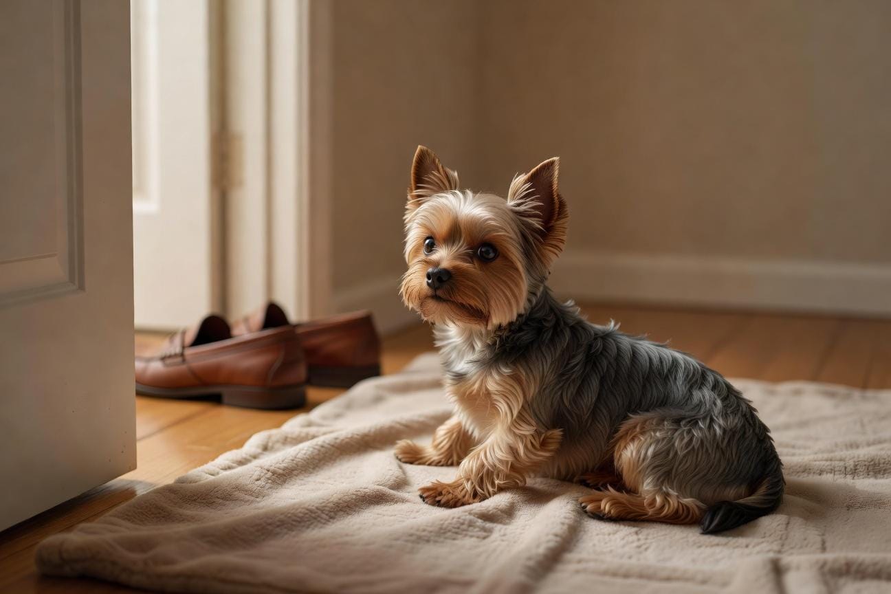 Jak Yorkshire terrier znosi samotność i lęk separacyjny