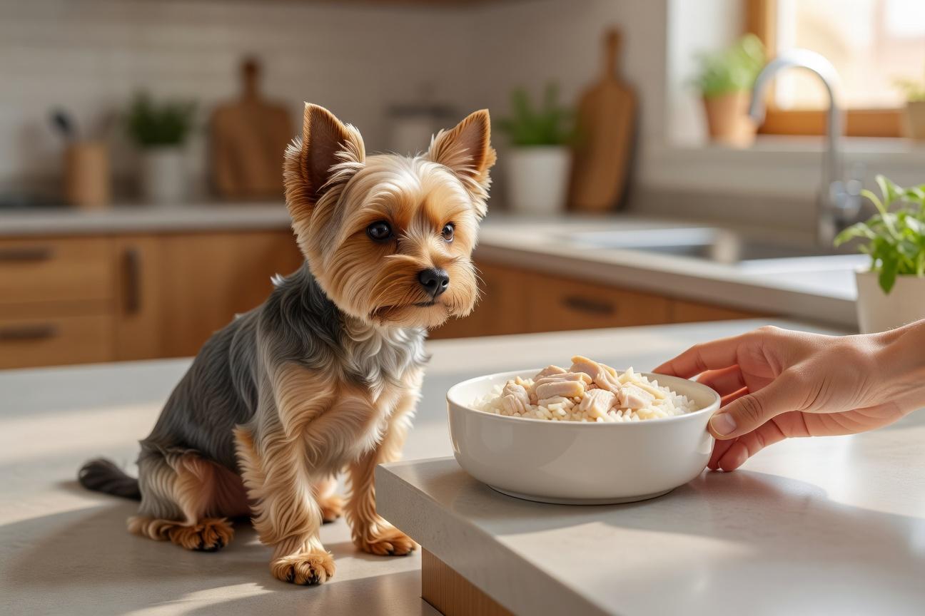 Przyczyny wymiotów u Yorka i kiedy iść do weterynarza