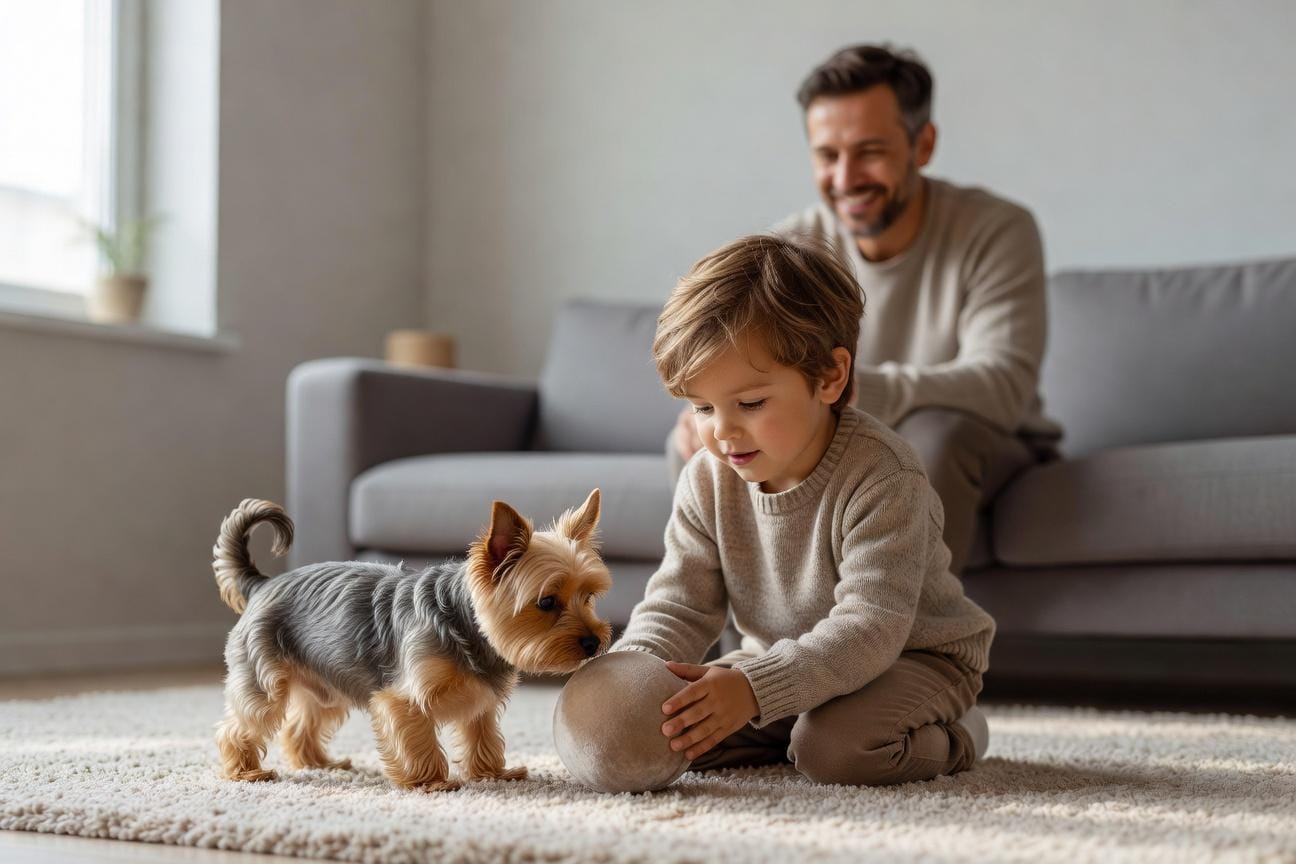 Yorkshire terrier a dzieci – bezpieczeństwo i relacje
