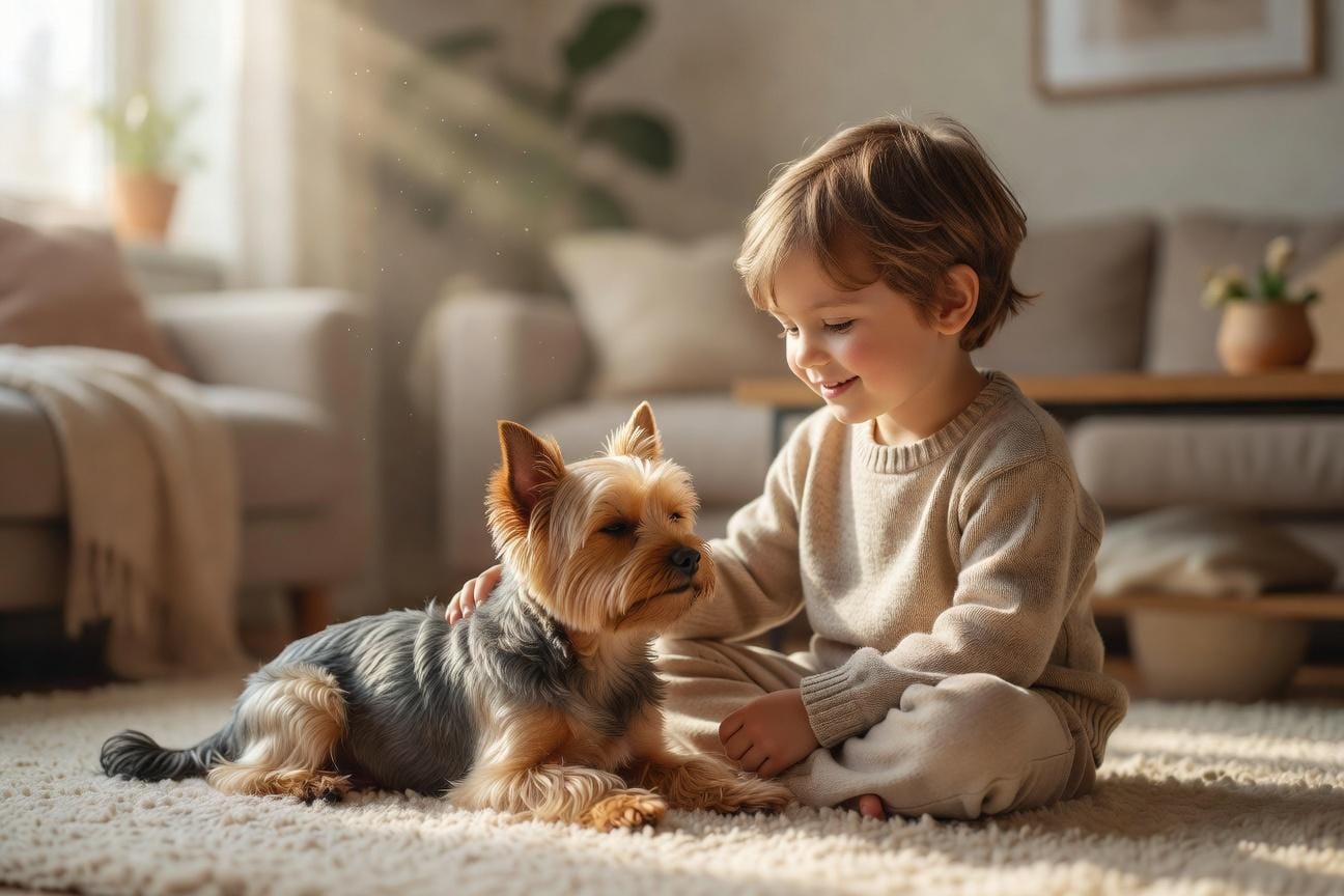 Yorkshire terrier a dzieci – bezpieczeństwo i relacje