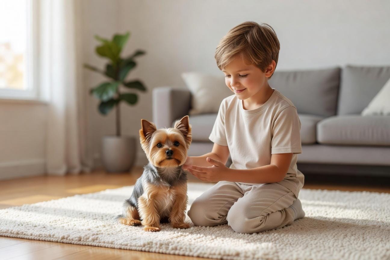 Yorkshire terrier a dzieci – bezpieczeństwo i relacje